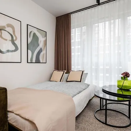 Earthy Elegance Mokotow Apartment Warsaw